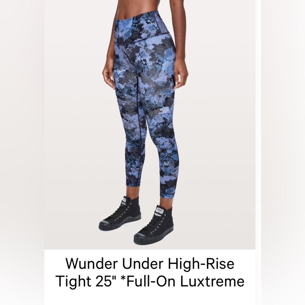 Lululemon Wunder Under Leggings - Screen Camo Multi